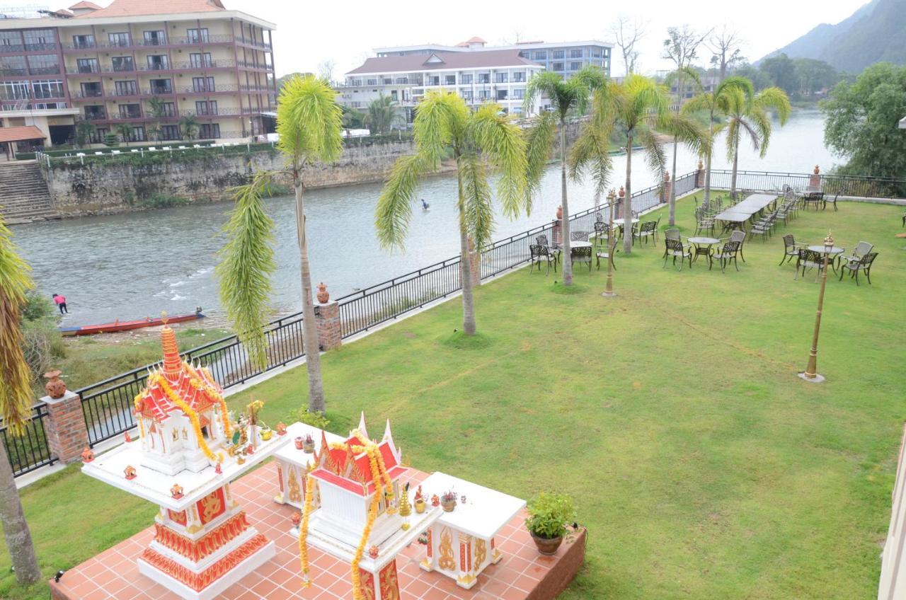 Saksiri Riverside Boutique Hotel Vang Vieng Exterior photo